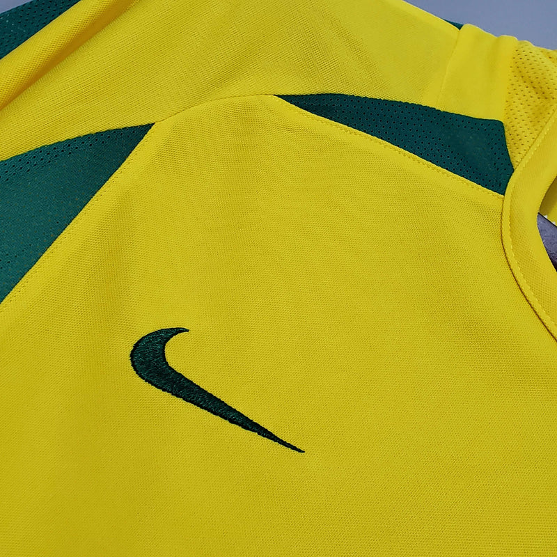 Camisola Retro Seleção Brasil 2002/02 Inicio 