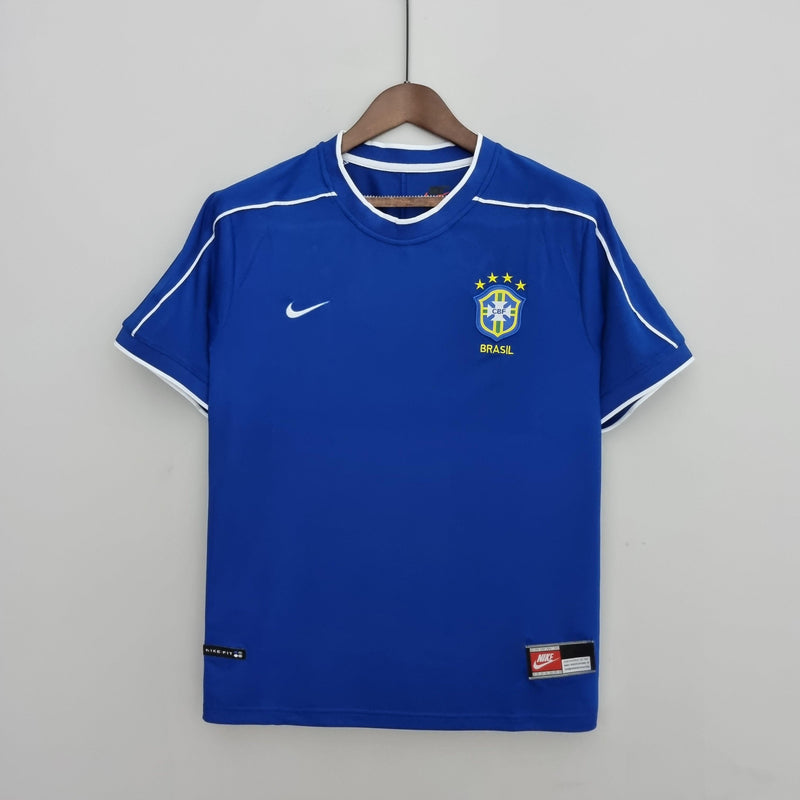 Camisola Retrô Seleção Brasil 1998/98 Away