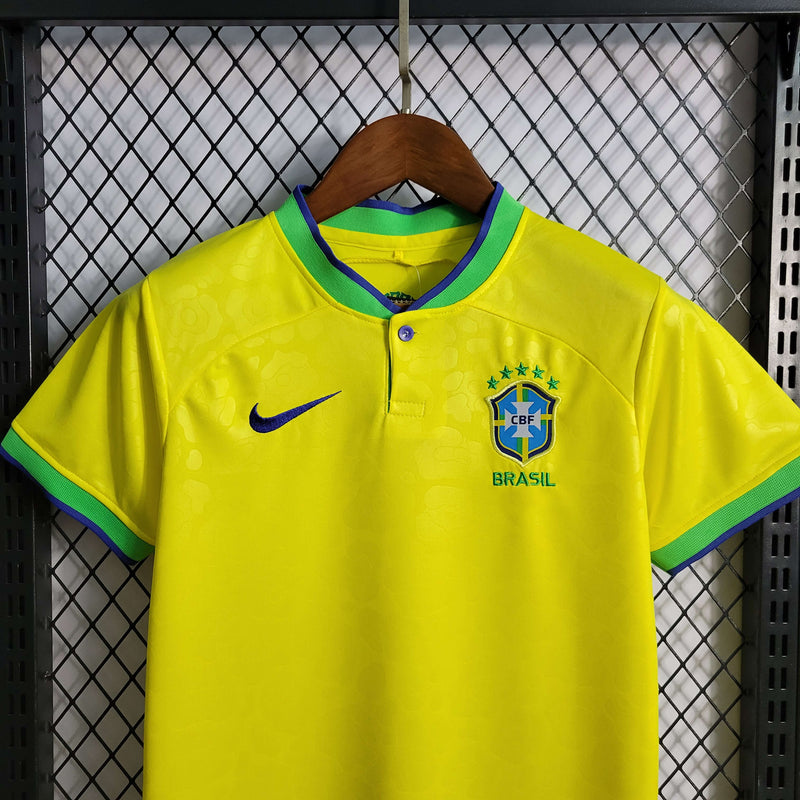 Conjunto Infantil Brasil 2022/23 - Inicio Torcedor PRO 