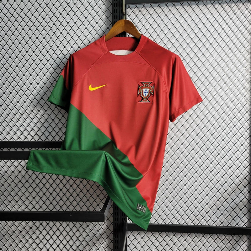 Camisola Portugal Vermelha/verde Home 2022/23