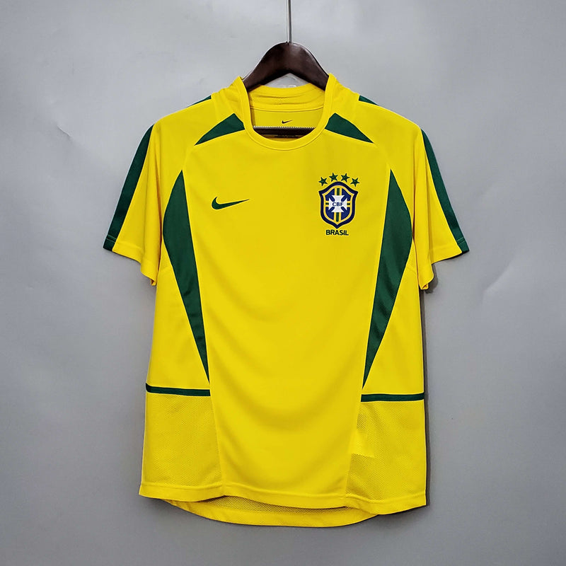 Camisola Retro Seleção Brasil 2002/02 Inicio 