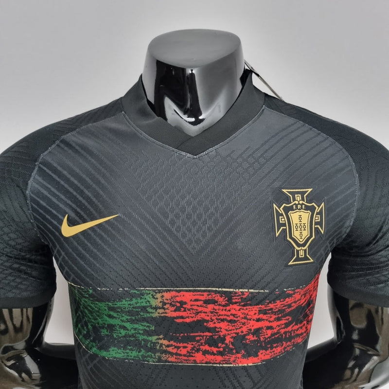 Camisola Portugal preta pré jogo 22/23 Jugador 