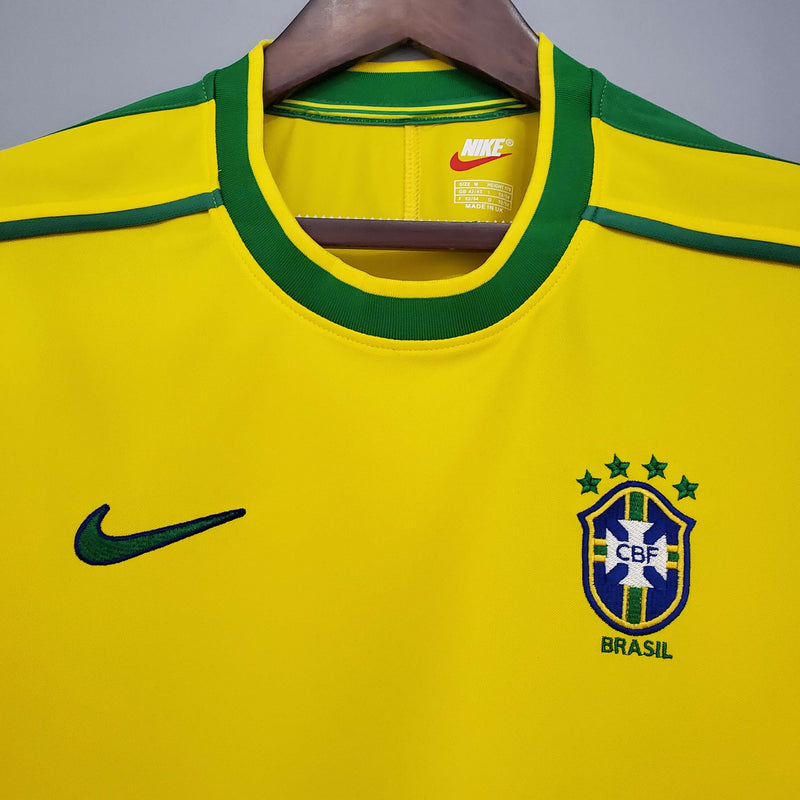 Camiseta Retro Seleção Brasil 1998/98