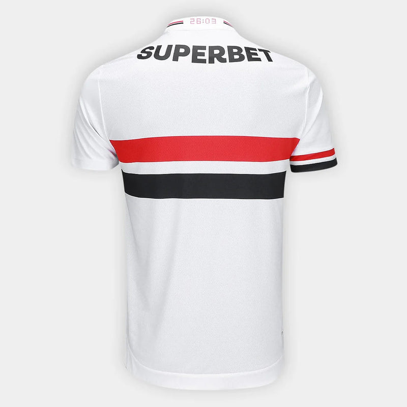 Camisola São Paulo branca Home 2025/26