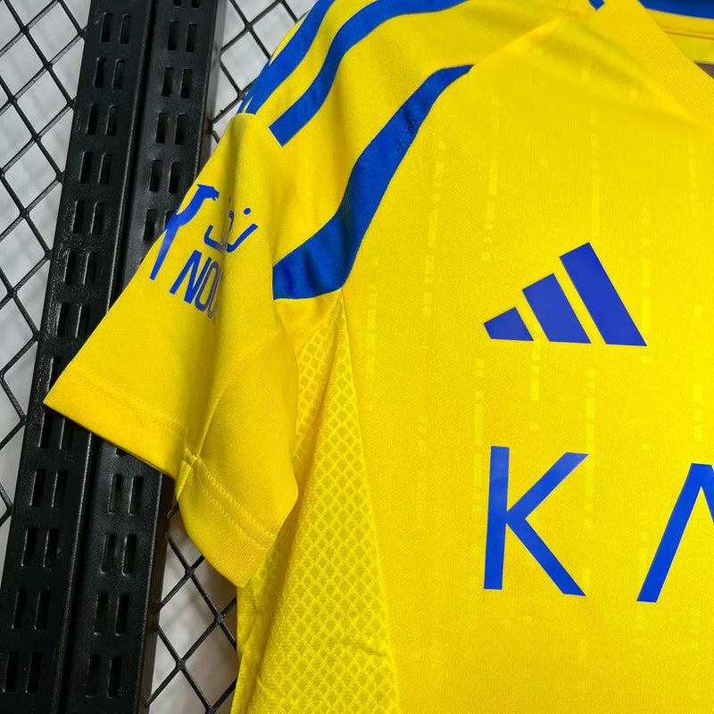 Camisola Al Nassr amarela home 2024/25