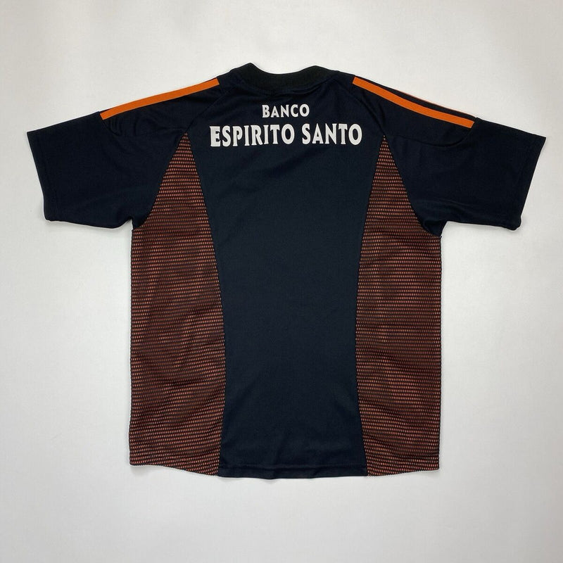 Camisola retrô preta alternativa 2002/2003