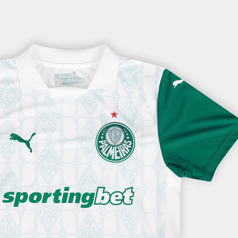 Camisola Palmeiras branca away 2025/26