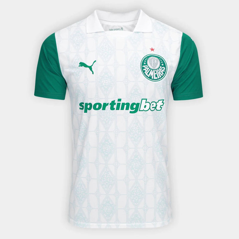 Camisola Palmeiras branca away 2025/26