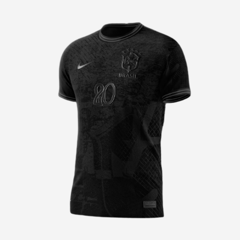 Camiseta Seleção Brasil 2022/22 Edição Limitada All Black 