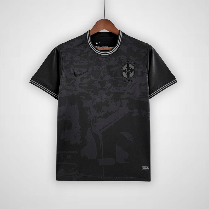 Camiseta Seleção Brasil 2022/22 Edição Limitada All Black 