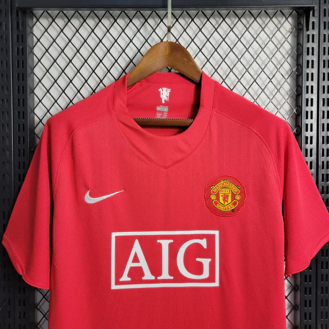 Camiseta Retro Manchester United Home 2007/08 