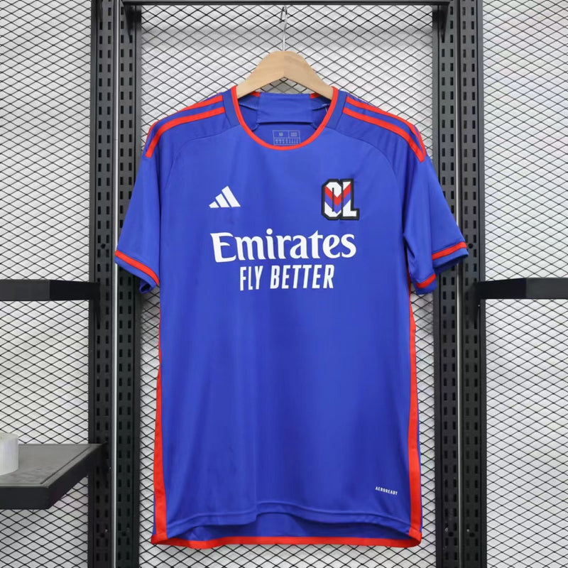 Camisola Olympique Lyonnais Segunda 2023/24 