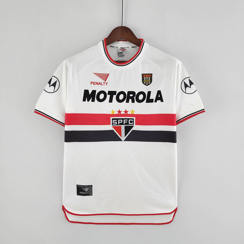 Camisola Retrô São Paulo Home 2000