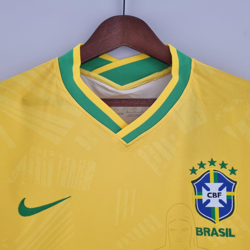 Camiseta Seleção Brasil 2022/23 Edição Limitada Amarela 