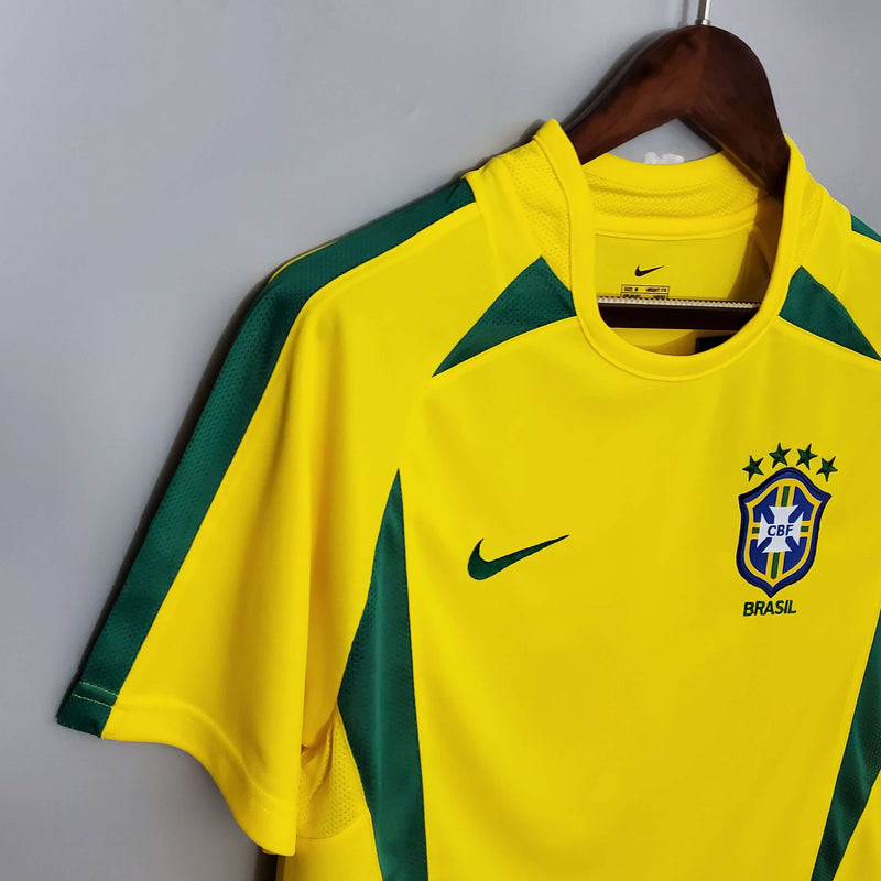 Camisola Retro Seleção Brasil 2002/02 Inicio 