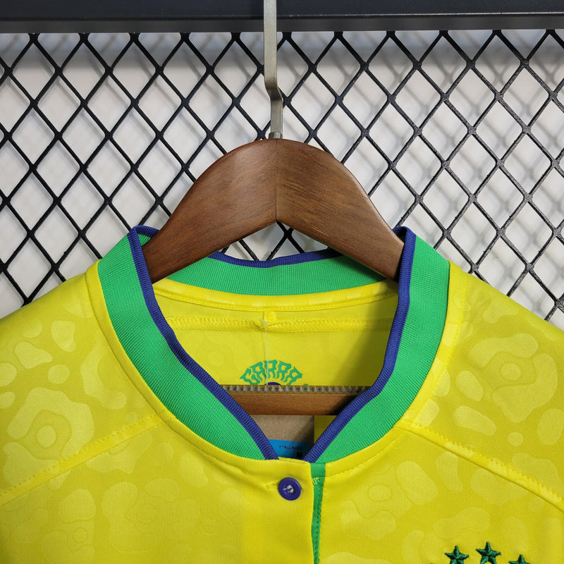 Camiseta Feminina Seleção Brasil 2022/23 Local Torcedor PRO 